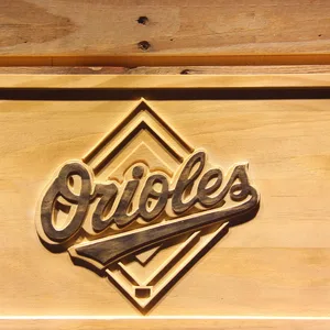 Baltimore Orioles 1995-2008 Wood Sign - Legacy Edition