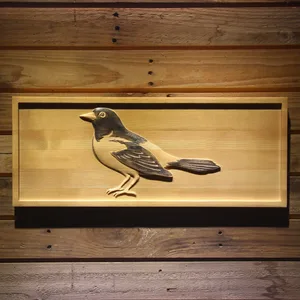 Baltimore Orioles 1999-2008 Wood Sign - Legacy Edition