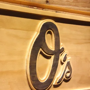 Baltimore Orioles 2 Wood Sign