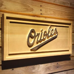 Baltimore Orioles 4 Wood Sign