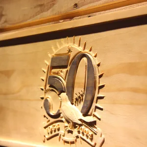 Baltimore Orioles 50th Anniversary Logo Wood Sign - Legacy Edition