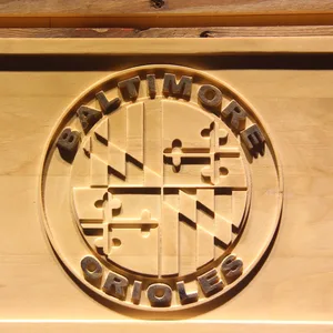 Baltimore Orioles 6 Wood Sign