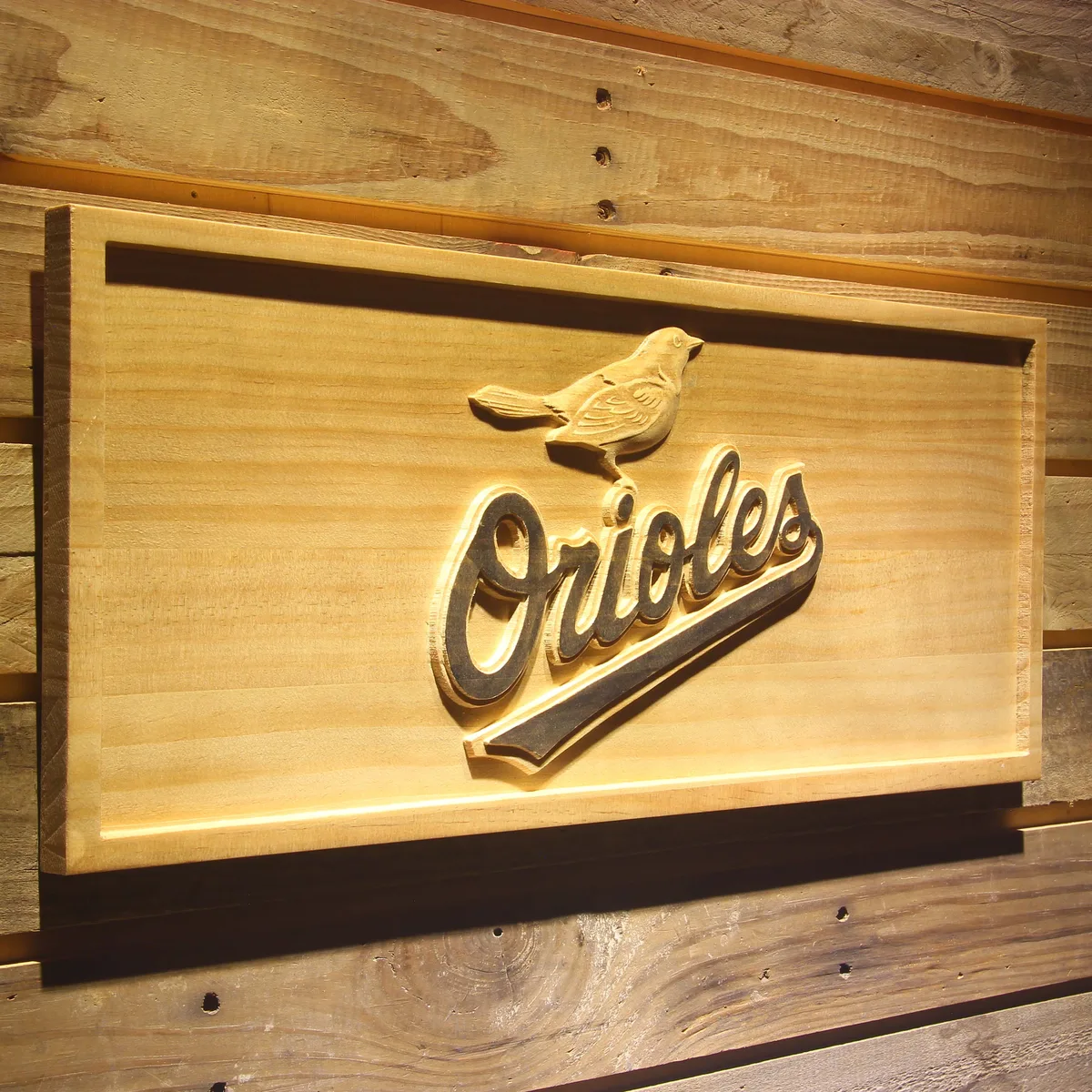 Baltimore Orioles 8 Wood Sign