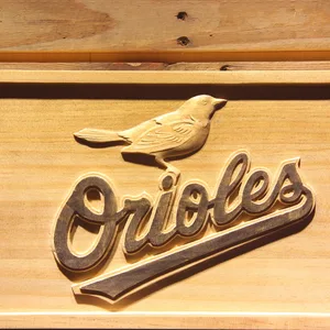 Baltimore Orioles 8 Wood Sign