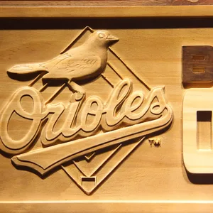Baltimore Orioles Wood Sign - Legacy Edition