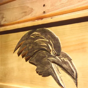 Baltimore Ravens 1996-1998 Raven Head Wood Sign - Legacy Edition