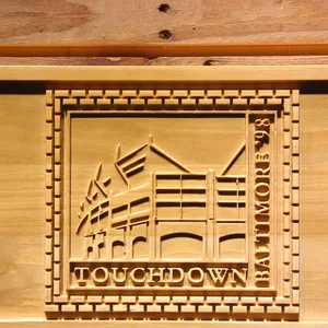 Baltimore Ravens Camden Yards Inaugural Wood Sign - Legacy Edition