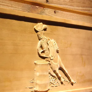 Barrel Racing 1 Wood Sign