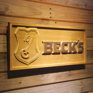 Beck's Wood Sign