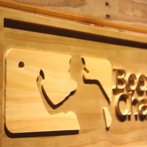 Beer Pong Champion Wood Sign
