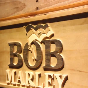 Bob Marley Wood Sign