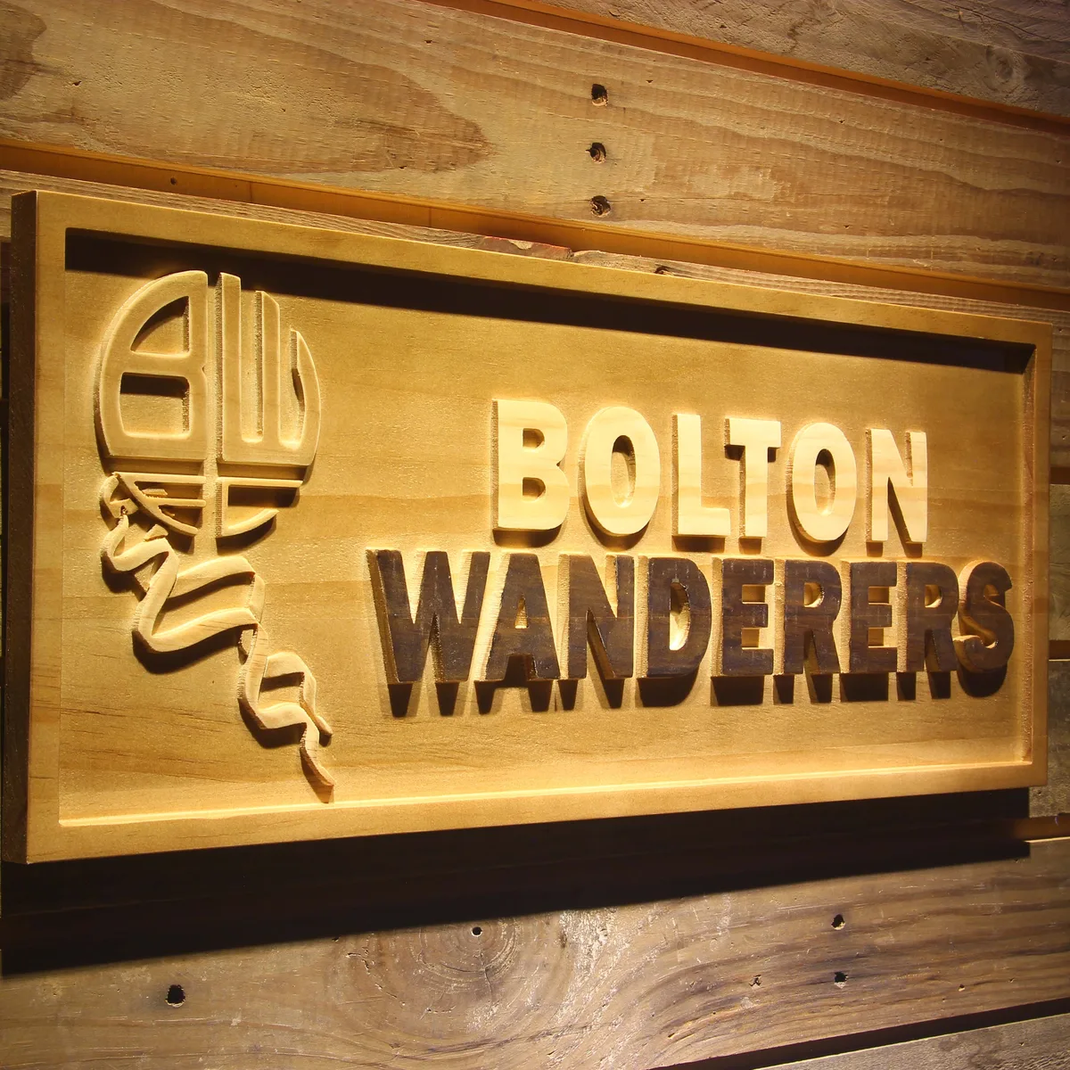Bolton Wanderers FC Wood Sign - Legacy Edition
