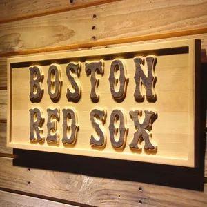Boston Red Sox 1 Wood Sign