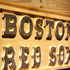 Boston Red Sox 1987-2008 Wood Sign - Legacy Edition