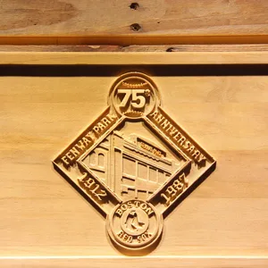 Boston Red Sox Fenway Park 75th Anniversary Wood Sign - Legacy Edition