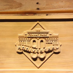 Boston Red Sox Fenway Park 90th Anniversary Wood Sign - Legacy Edition
