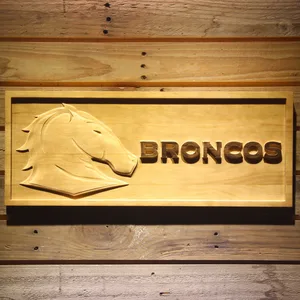 Brisbane Broncos Wood Sign