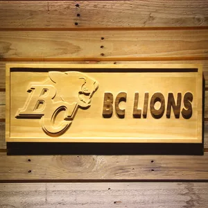 British Columbia Lions Wood Sign - Legacy Edition