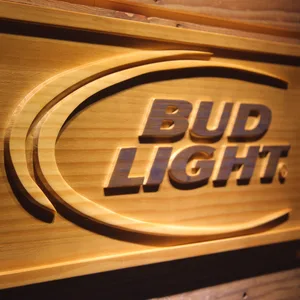 Bud Light Wood Sign
