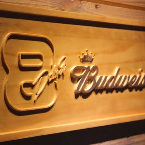 Budweiser 8 Dale Jr. Wood Sign