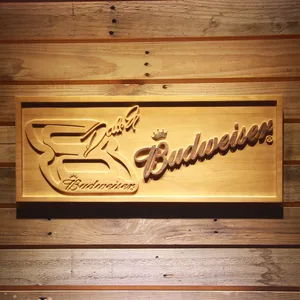 Budweiser Big 8 Wood Sign