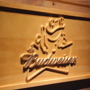 Budweiser Frog Wood Sign