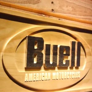Buell Wood Sign