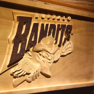 Buffalo Bandits Wood Sign