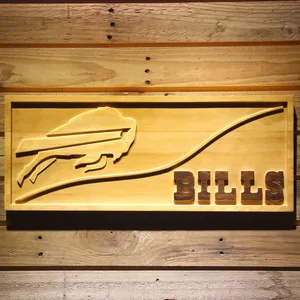 Buffalo Bills Split Wood Sign