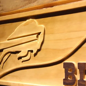 Buffalo Bills Split Wood Sign