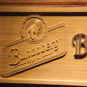 Bundaberg Rum Wood Sign
