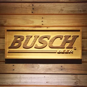 Busch Wood Sign