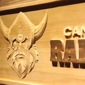 Canbera Raiders Wood Sign