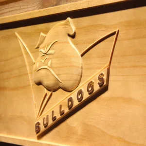 Canterbury-Bankstown Bulldogs Wood Sign