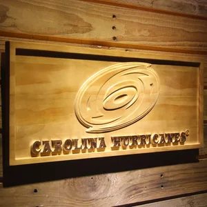 Carolina Hurricanes Wood Sign
