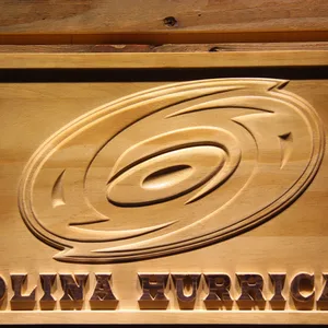 Carolina Hurricanes Wood Sign