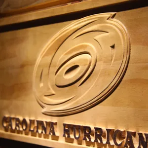 Carolina Hurricanes Wood Sign