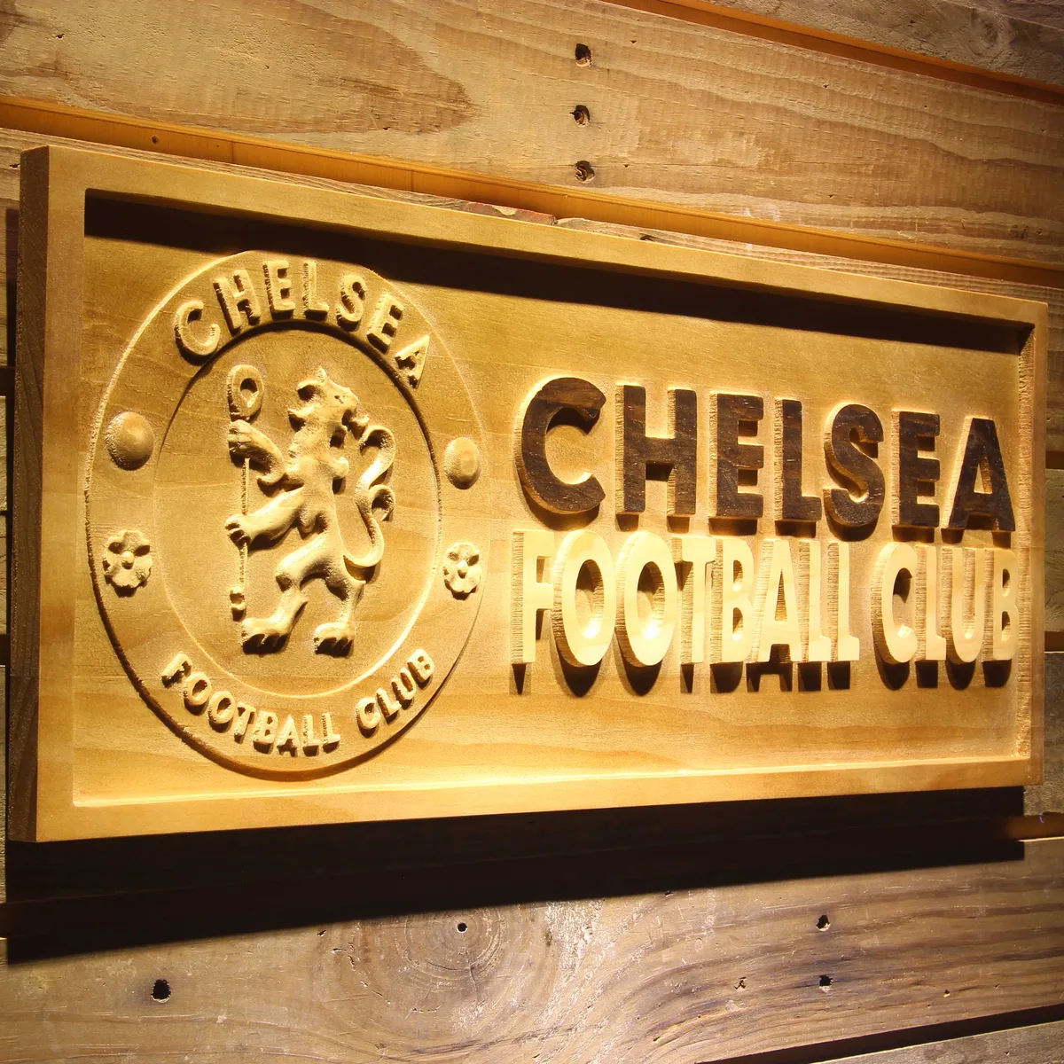 Chelsea F.C. Wood Sign - Legacy Edition