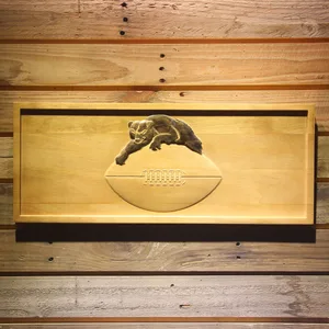 Chicago Bears 1946-1973 Logo Wood Sign - Legacy Edition