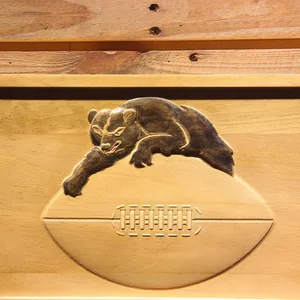 Chicago Bears 1946-1973 Logo Wood Sign - Legacy Edition