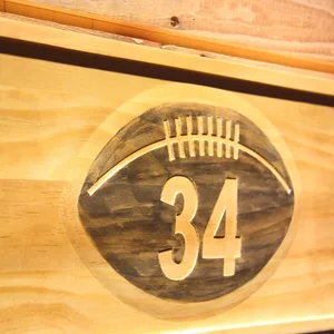 Chicago Bears Walter Payton Memorial Wood Sign - Legacy Edition