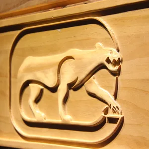 Chicago Cougars Wood Sign - Legacy Edition