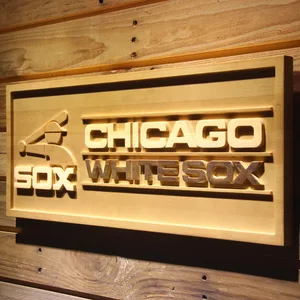 Chicago White Sox 1987-1990 Wood Sign - Legacy Edition
