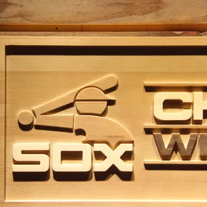 Chicago White Sox 1987-1990 Wood Sign - Legacy Edition