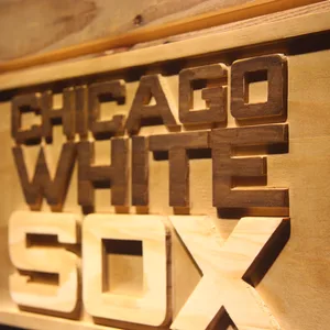 Chicago White Sox 2 Wood Sign