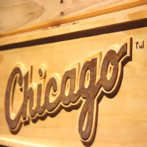 Chicago White Sox 4 Wood Sign