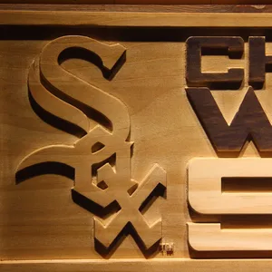 Chicago White Sox Wood Sign