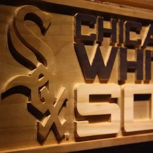 Chicago White Sox Wood Sign
