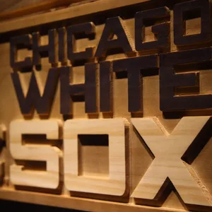 Chicago White Sox Wood Sign
