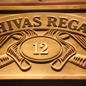 Chivas Regal 12 Wood Sign